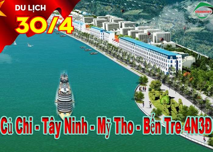Tour Củ Chi - Tây Ninh - Mỹ Tho - Bến Tre 4 Ngày 3 Đêm Lễ 30/4-1/5/2023 (Bay VietnamAirlines)
